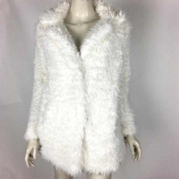 Jolt Jackets & Blazers - Jolt Snow White Coat Faux Fur Jacket NWT